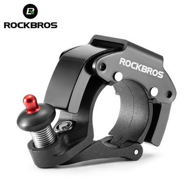 ROCKBROS klassikaline roostevabast terasest MTB rattakella ohutus jalgratta juhtraua kellasignaal Crisp Ring Sound Jalgratta sarv jalgrattatarvikud