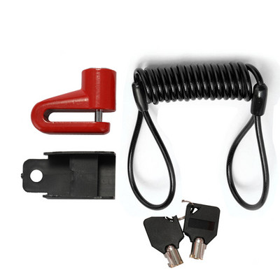 4 spalvų apsaugos nuo vagystės užraktas dviratis motociklas kalnų dviratis elektrinis paspirtukas diskinis stabdys užraktas stabdys diskinis užraktas dviračio apsaugos nuo vagystės įrankis