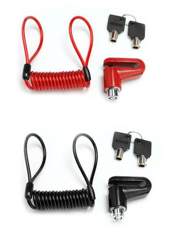 4 spalvų apsaugos nuo vagystės užraktas dviratis motociklas kalnų dviratis elektrinis paspirtukas diskinis stabdys užraktas stabdys diskinis užraktas dviračio apsaugos nuo vagystės įrankis