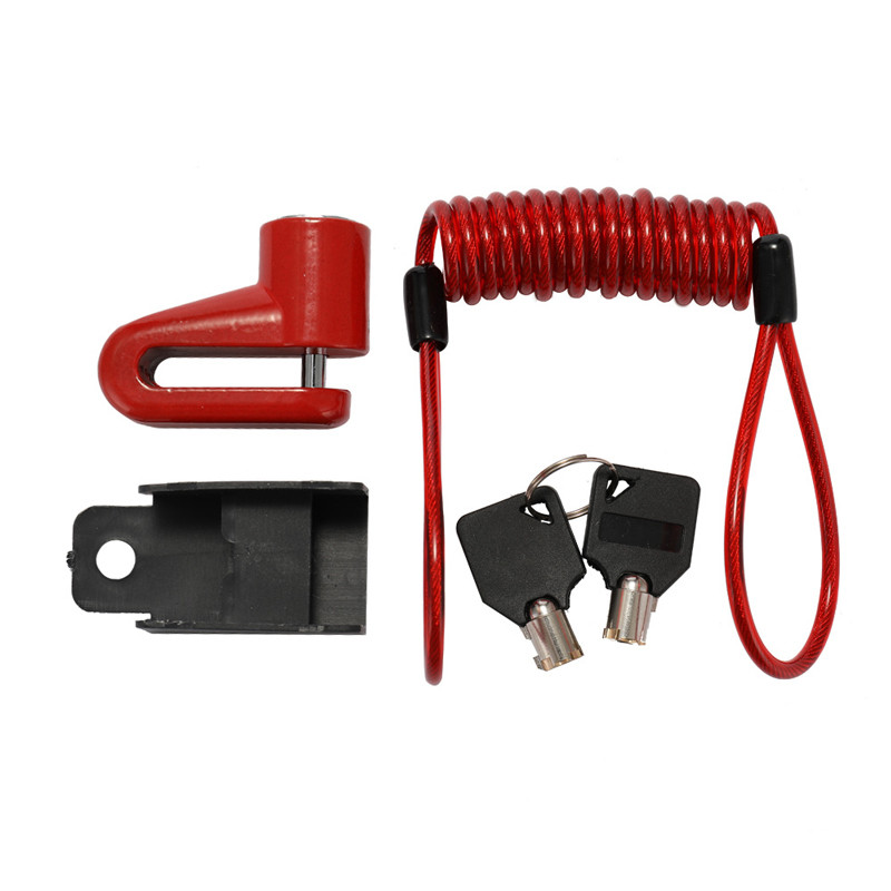 4 spalvų apsaugos nuo vagystės užraktas dviratis motociklas kalnų dviratis elektrinis paspirtukas diskinis stabdys užraktas stabdys diskinis užraktas dviračio apsaugos nuo vagystės įrankis