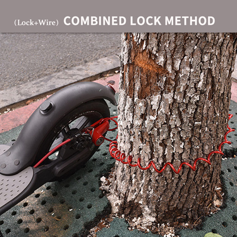 4 spalvų apsaugos nuo vagystės užraktas dviratis motociklas kalnų dviratis elektrinis paspirtukas diskinis stabdys užraktas stabdys diskinis užraktas dviračio apsaugos nuo vagystės įrankis