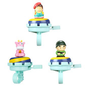 Crtano zvono za bicikl, rotirajuće za 360°, glasan i jasan zvuk, zvono za bicikl, slatko crtano zvono za bicikl, smiješno zvono za bicikl