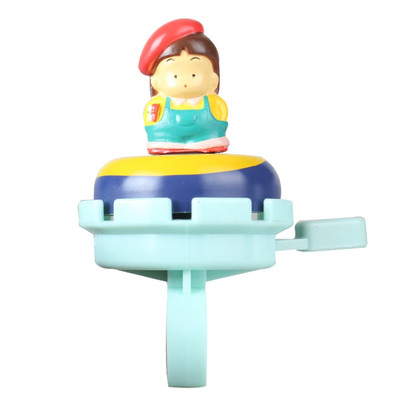 Crtano zvono za bicikl, rotirajuće za 360°, glasan i jasan zvuk, zvono za bicikl, slatko crtano zvono za bicikl, smiješno zvono za bicikl