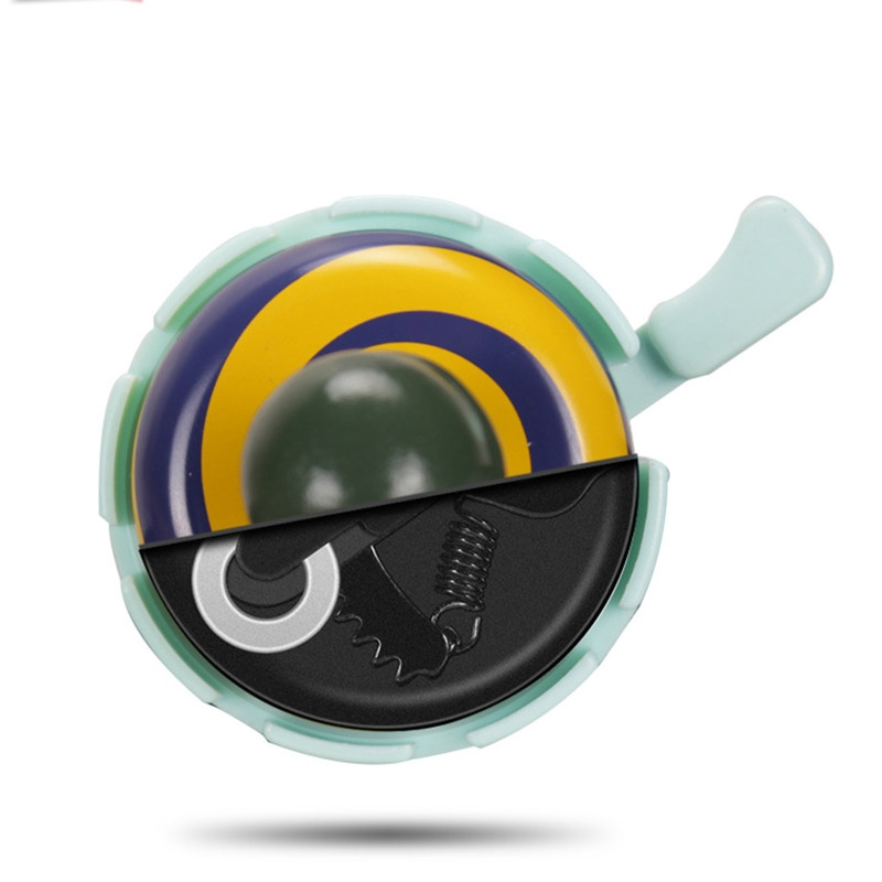 Crtano zvono za bicikl, rotirajuće za 360°, glasan i jasan zvuk, zvono za bicikl, slatko crtano zvono za bicikl, smiješno zvono za bicikl