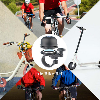 Κουδούνι ποδηλάτου για Apple AirTag, Αντικλεπτικό κουδούνι τοποθέτησης GPS, Αξεσουάρ ποδηλασίας βουνού, Ηλεκτρική κόρνα ποδηλάτου