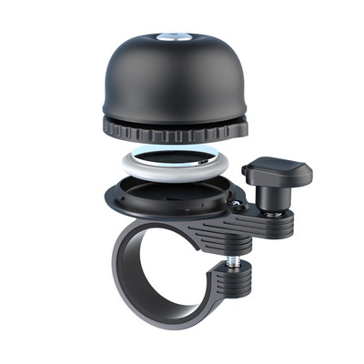 Dviračio skambutis, skirtas Apple AirTag, GPS padėties nustatymo nuo vagystės dviračio skambutis, važiavimo kalnų dviračiu priedai elektrinis dviračio garso signalas