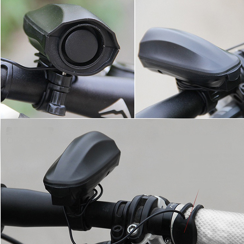 Vízálló csengő kerékpár elektronikus kürt csengő 123 dB szuper hangos kerékpár kürt Rendőrségi sziréna riasztó csengő kerékpáros tartozékok