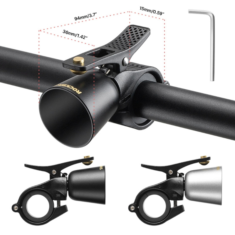 Vase sulamist jalgrattakell, klassikaline jalgrattakell, valju heliga rattarõngas retrokell