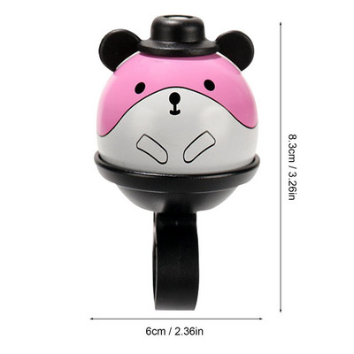 1kom Slatki crtić Panda Zvono za bicikl Dječje balansiranje Automobil Biciklizam Ručno zvono na vratima Pritisnite Mala zvona Jahanje Truba Dodaci za bicikl