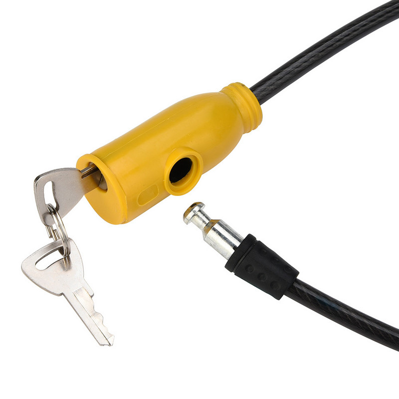 Jalgrattasõidu 8x640 mm kaabeljalgratta tõukeratta turvalukk 2 võtmega Jalgratta lukk Candado Bicicleta Замок Для Велосипеда