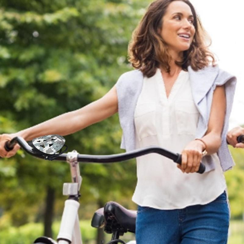 Könnyű kerékpáros csengő kürt rajzfilm e-robogó sisakharangok szuper hangos hegyi kerékpáros réz csengőgyűrű kerékpár kellék