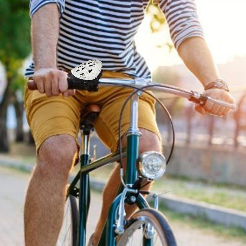 Könnyű kerékpáros csengő kürt rajzfilm e-robogó sisakharangok szuper hangos hegyi kerékpáros réz csengőgyűrű kerékpár kellék