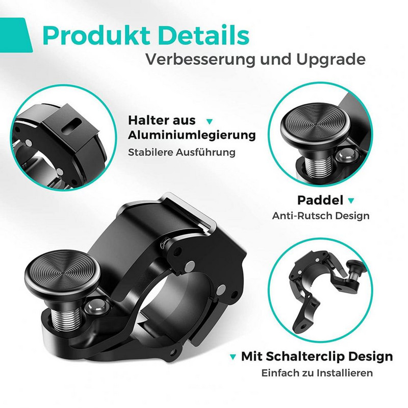 Jalgrattakella Q-kujuline 22–24 mm juhtrauda kinnitatav kõrge detsibelliga kaasaskantav alumiiniumsulamist maastikujalgratta sarvrattatarvikud