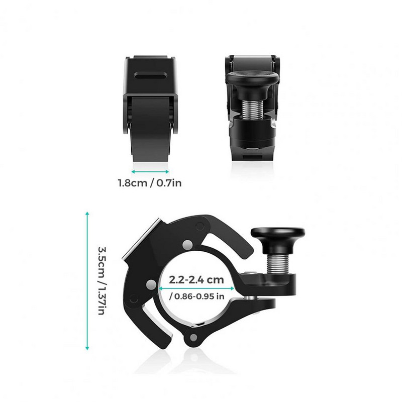 Jalgrattakella Q-kujuline 22–24 mm juhtrauda kinnitatav kõrge detsibelliga kaasaskantav alumiiniumsulamist maastikujalgratta sarvrattatarvikud