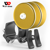 WEST BIKING Clopote obișnuit pentru bicicletă, aliaj de aluminiu, sunet clar, accesorii pentru biciclete