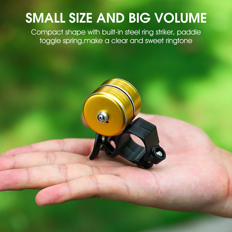 WEST BIKING Clopote obișnuit pentru bicicletă, aliaj de aluminiu, sunet clar, accesorii pentru biciclete