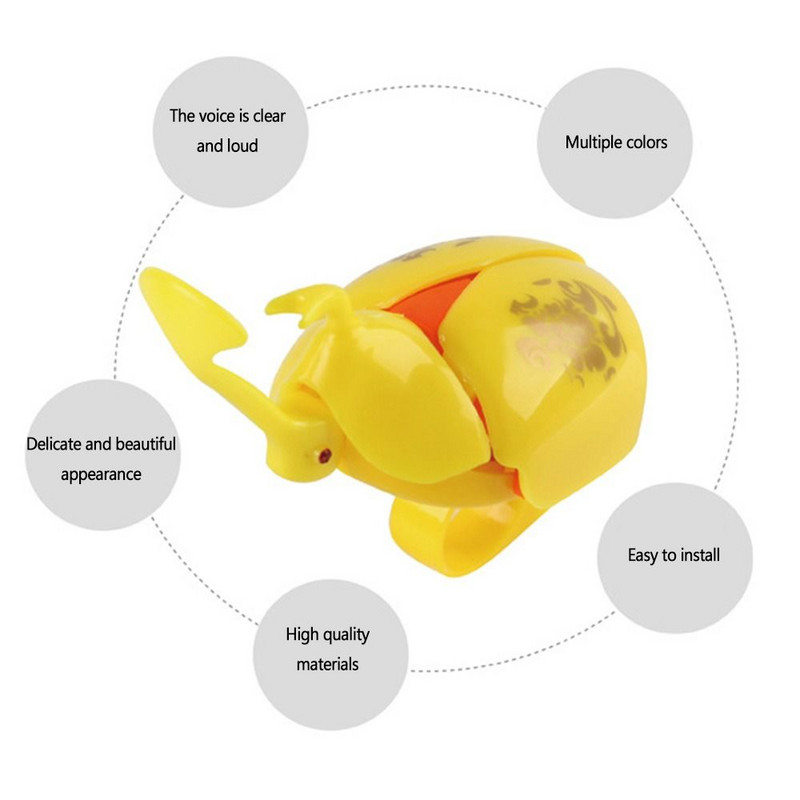 2Gb Jauki bērnu multfilmas MTB velosipēda raga zvani Velosipēda zvans Riteņbraukšanas piederumi Velosipēda stūres zvans