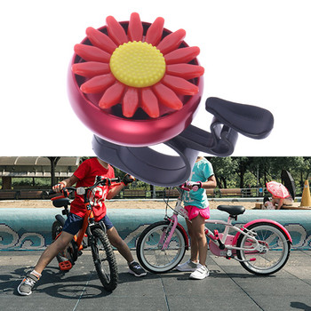 Звънец Bike Ring Handlebar Horn Flower Cycle Kids Pattern Children Cycling Ringer Mini Girls Accessories Toddler Classic Safe
