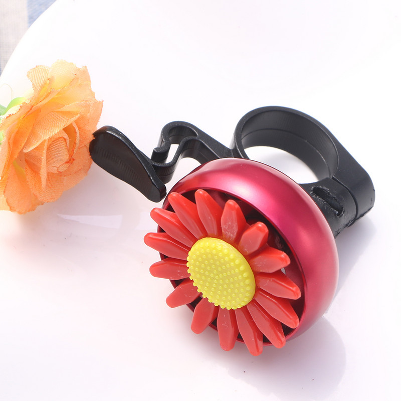 Clopot bicicletă inel ghidon corn flori ciclu copii model copii ciclism sonerie mini fete accesoriu copil mic clasic sigur