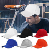 Biztonsági ütősapkák ütéselnyelő baseball stílusú kerékpáros sisakok állítható lovaglósapkák légáteresztő kerékpáros sapka béléssel