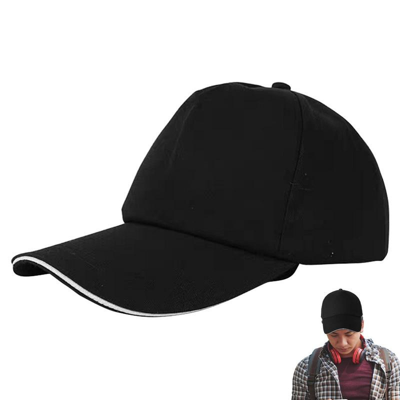 Biztonsági ütősapkák ütéselnyelő baseball stílusú kerékpáros sisakok állítható lovaglósapkák légáteresztő kerékpáros sapka béléssel