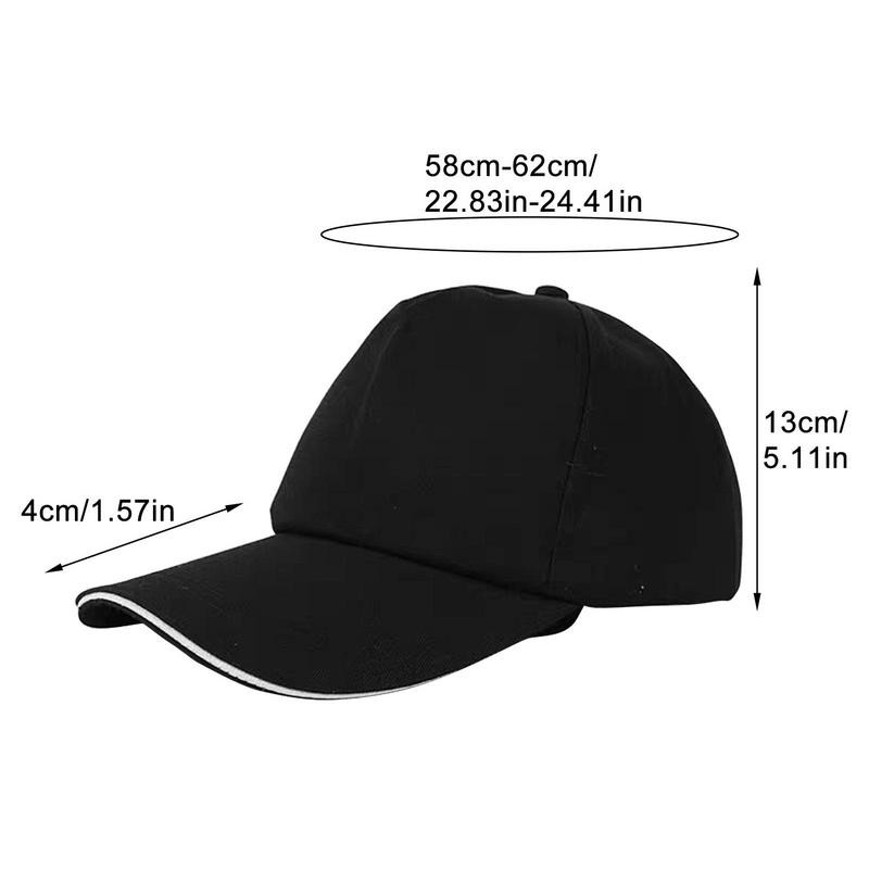 Biztonsági ütősapkák ütéselnyelő baseball stílusú kerékpáros sisakok állítható lovaglósapkák légáteresztő kerékpáros sapka béléssel