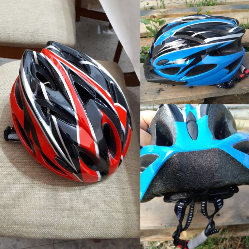 Új 1db könnyű motoros sisak, országúti kerékpáros sisak férfi női kerékpározáshoz