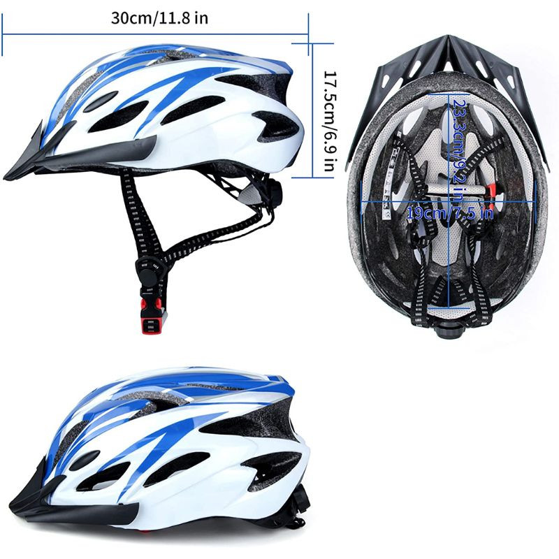 Új 1db könnyű motoros sisak, országúti kerékpáros sisak férfi női kerékpározáshoz