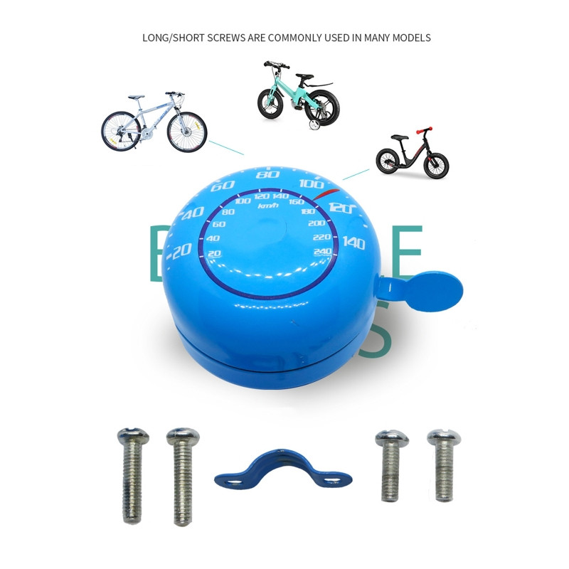 Vienkārša dizaina mazs, viegls velosipēda skaļais zvans ar svariem kalnu velosipēdam M365 elektriskais skrejritenis Vienkārša uzstādīšana