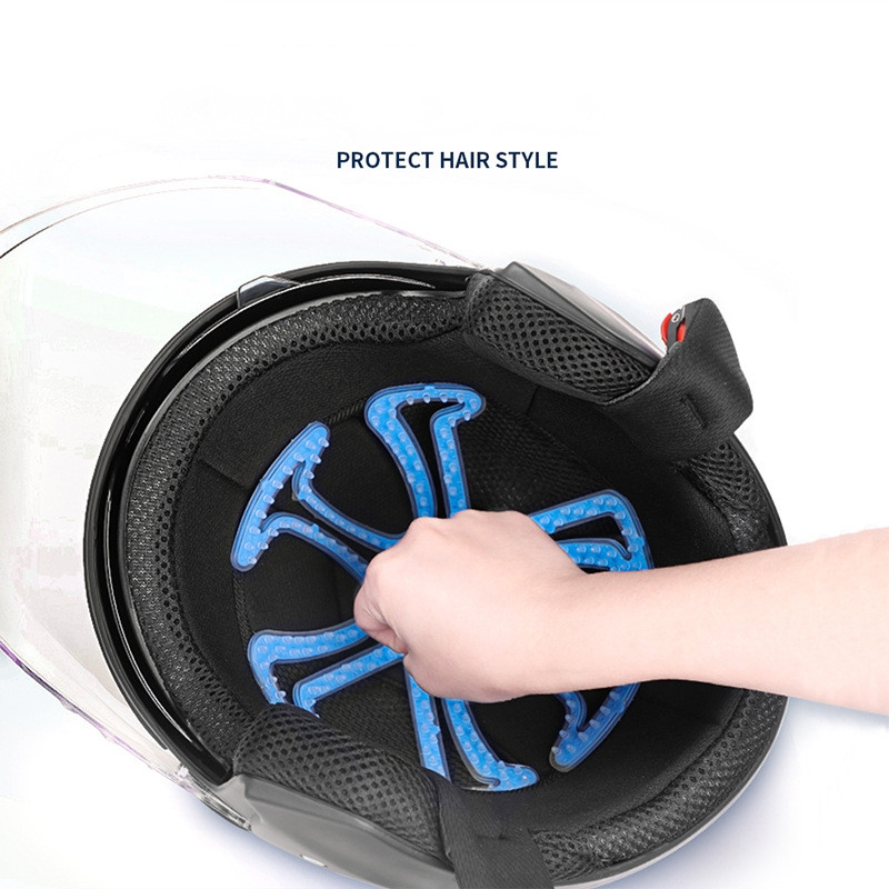 Mootorratturi kiiver polsterdus kaitseb juukseid EIEIO tõukeratta turvamütsi vooder survekindel ja hingav bicicleta