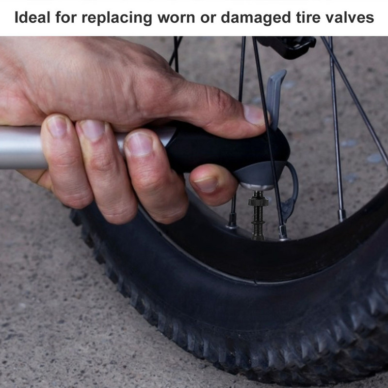 2 vnt dviračių padangų vožtuvai dviračio koto lydinio šerdies bevamzdinis kalnų plento dviračio vakuuminis antgalis, 48/54/58/60 mm