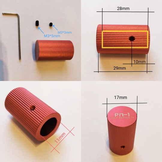 RP-1 Zenitco metalinis patobulinimo varžto dangtelis Cyma AK/M14/Scar ginklo rankena lauko varžtas griebtuvas dviračio tvirtinimo elementas juodas sidabras auksinis raudonas
