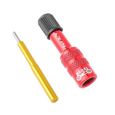 Vožtuvo adapteris Nerūdijančio aliuminio lydinio oro šakės pripučiamos Av prailginimo antgalis Kelio dviračio šakės priedas, skirtas MTB