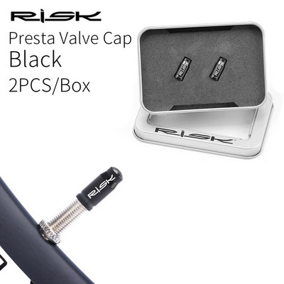 RISK dviračio „Presta“ vožtuvo dangtelis Ti titano lydinio plento dviratis „Schrader“ vožtuvu padengtas apsauginis prancūziškas padangas, atsparus dulkėms