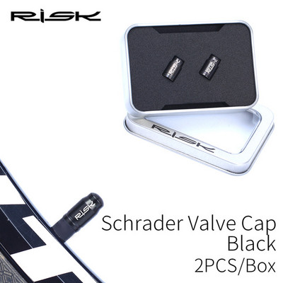 RISK dviračio „Presta“ vožtuvo dangtelis Ti titano lydinio plento dviratis „Schrader“ vožtuvu padengtas apsauginis prancūziškas padangas, atsparus dulkėms