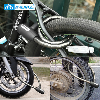 Κλειδαριά ποδηλάτου INBIKE Αντικλεπτική κλειδαριά καλωδίου 0,85m Αδιάβροχη ποδηλατική μοτοσυκλέτα MTB Κλειδαριά ασφαλείας ποδηλάτου με φωτιζόμενο κλειδί