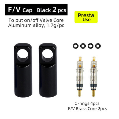 Deemount 2 in 1 Presta Caps F/V klapi südamiku kapitaalremont paigaldustööriist CNC anodeeritud sulamist kerge jalgratta klapi nippel 10/4/2tk