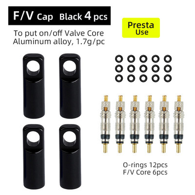 Deemount 2 in 1 Presta Caps F/V klapi südamiku kapitaalremont paigaldustööriist CNC anodeeritud sulamist kerge jalgratta klapi nippel 10/4/2tk