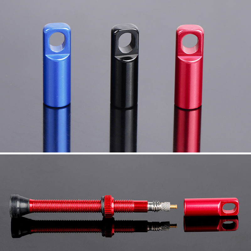 Szerelje le 2 az 1-ben Presta sapkák F/V szelepmag nagyjavítása Szerszámszerszám CNC eloxált ötvözet könnyű kerékpár szelep csonk 10/4/2 DB