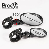 Universalus dviračio galinio vaizdo veidrodėlis, reguliuojamas pasukamas platus kampas dviračių vairo galinio vaizdo veidrodžiai, skirti MTB plento dviračių priedams