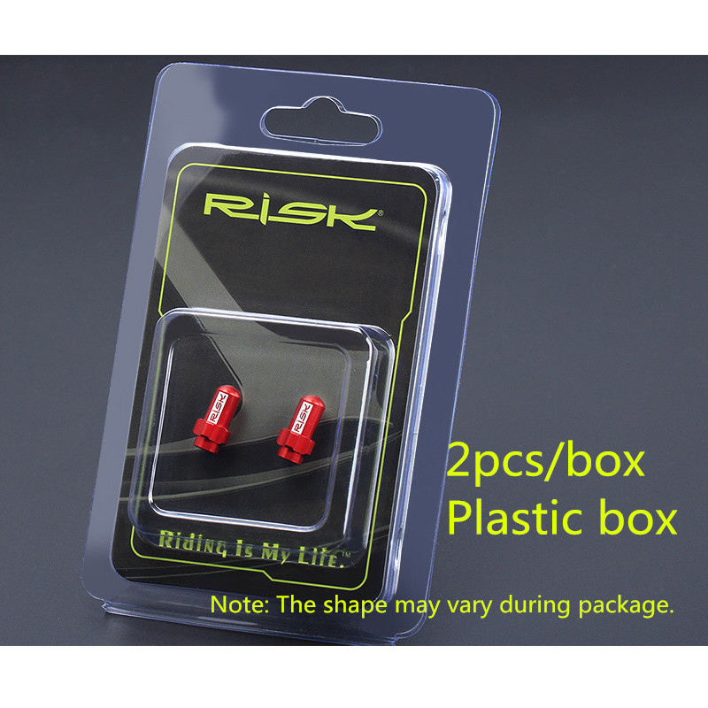 2 buc/cutie supapă de anvelopă RISC din aliaj ușor de aluminiu pentru bicicletă de drum de munte anvelopă de bicicletă FV AV Presta Schrader capac de supapă capac de praf