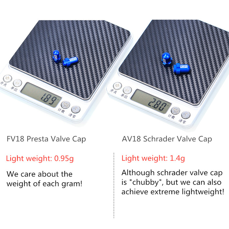 2 buc/cutie supapă de anvelopă RISC din aliaj ușor de aluminiu pentru bicicletă de drum de munte anvelopă de bicicletă FV AV Presta Schrader capac de supapă capac de praf