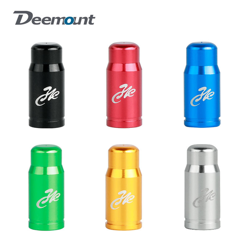 Deemount 4PCS Schrader vagy Presta bicikli szelep szelep ötvözet fedél Opcionális A/VF/V Könnyű erózió rusztikus mentes