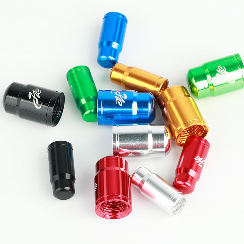 Deemount 4PCS Schrader vagy Presta bicikli szelep szelep ötvözet fedél Opcionális A/VF/V Könnyű erózió rusztikus mentes