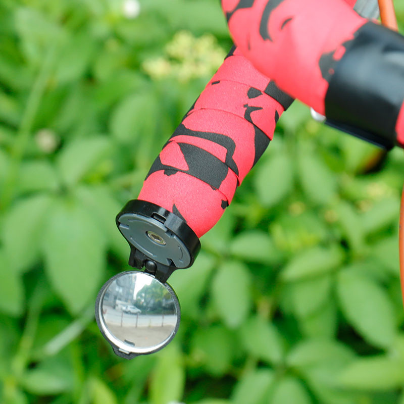 Dviračio nuleidžiamasis stiebas galinio vaizdo išgaubtas veidrodinis vairo nuleidžiamasis strypas Universalus kairiojo dešiniojo tvirtinimo akrilas, išgaubtas galinis atšvaitas