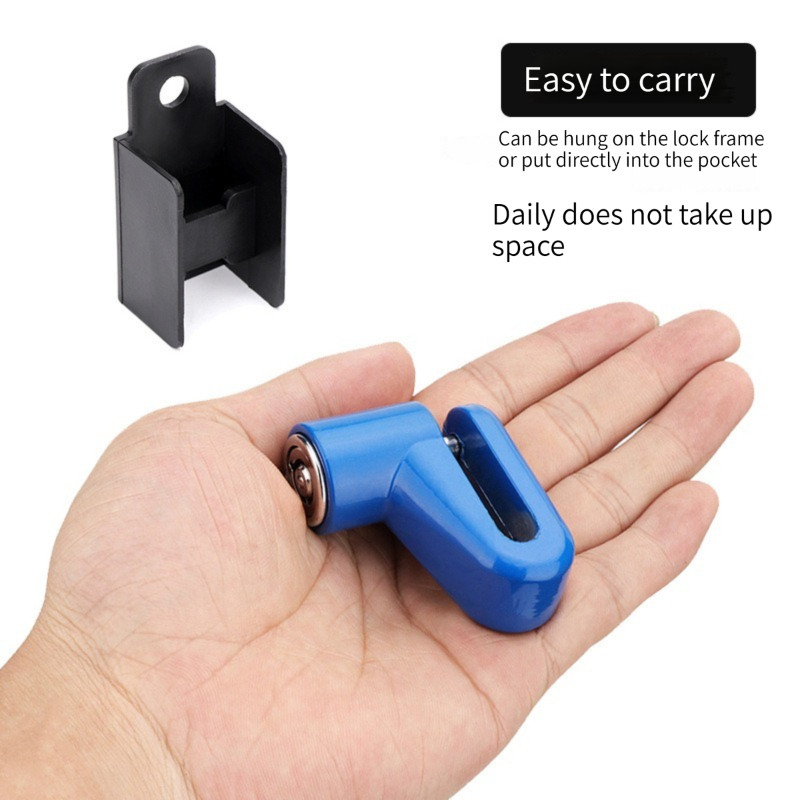 Kuumalt müüa jalgratta ketaspidurilukk sulamist vargusvastane lukk kaasaskantav turvamootorratta ketaspidurilukk jalgrattatarvikud