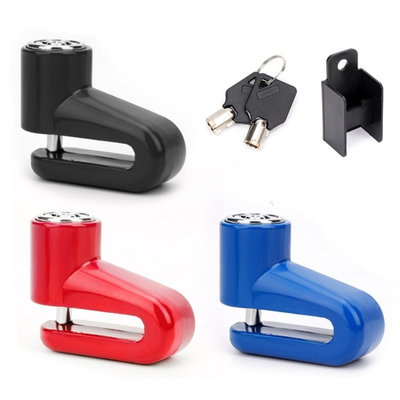 Kuumalt müüa jalgratta ketaspidurilukk sulamist vargusvastane lukk kaasaskantav turvamootorratta ketaspidurilukk jalgrattatarvikud