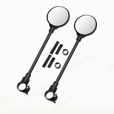 1/2 DB 360°-ban forgatható MTB országúti kerékpár motorkerékpár hajlítható tömlő állítható visszapillantó tükrök hosszú kerékpár visszapillantó kormány tükrök