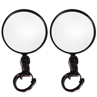 1/2 DB 360°-ban forgatható MTB országúti kerékpár motorkerékpár hajlítható tömlő állítható visszapillantó tükrök hosszú kerékpár visszapillantó kormány tükrök