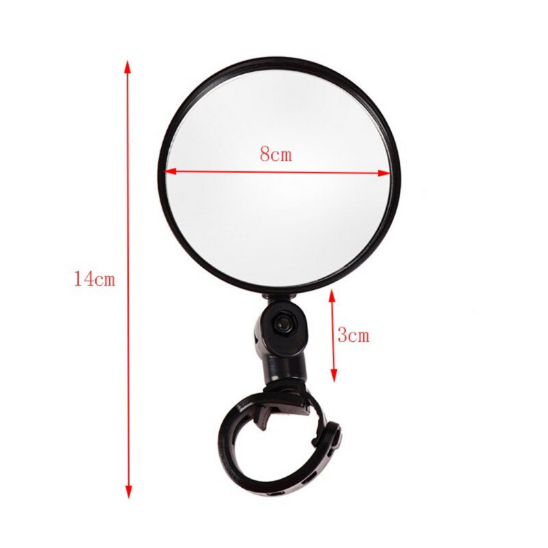 1/2 DB 360°-ban forgatható MTB országúti kerékpár motorkerékpár hajlítható tömlő állítható visszapillantó tükrök hosszú kerékpár visszapillantó kormány tükrök